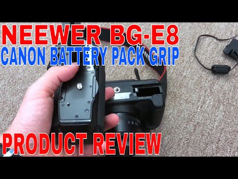 ✅  How To Use Neewer BG-E8 Canon Battery Pack Grip Review 🔴