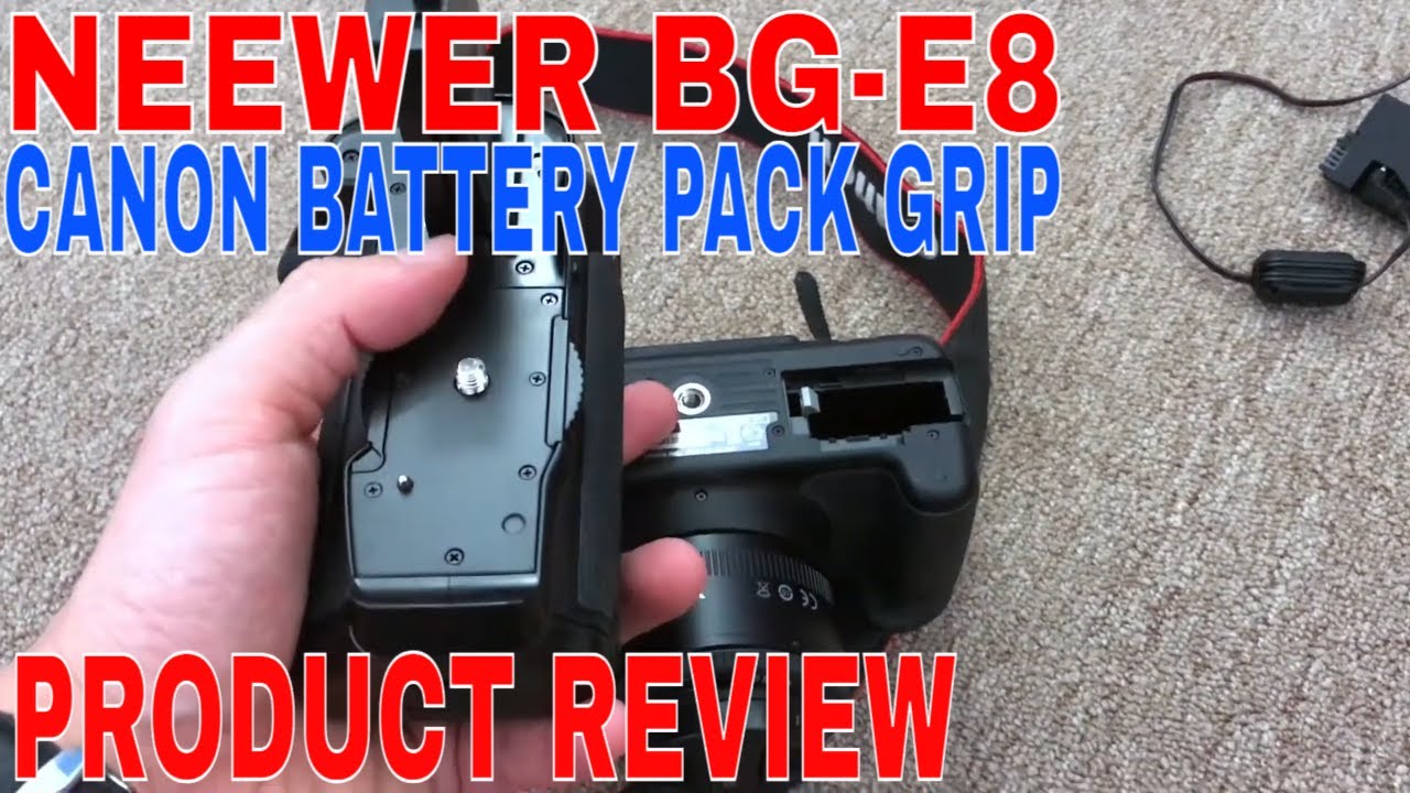 ✅  How To Use Neewer BG-E8 Canon Battery Pack Grip Review 🔴