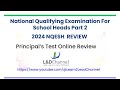 National qualifying examination for school heads review part 2