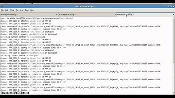 ORACLE BACKUP & RECOVERY USING RMAN (INCOMPLETE DATA RECOVERY)