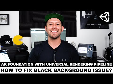 How To Fix Black Screen Issue When Using AR Foundation And Universal Rendering Pipeline in Unity?