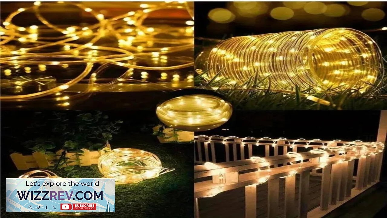 50 300 LED Solar Power String Fairy Lights Garden Outdoor Party ...