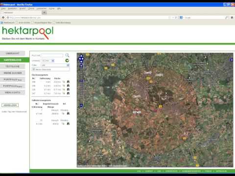 hektarpool.de - Handhabung des Internet-Portal (Teil 2)