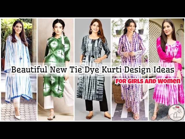 Bandhani Printed Straight Kurti/Shrawan Kurti at Rs 250 | Tie-dye Kurti in  Jaipur | ID: 25542430197