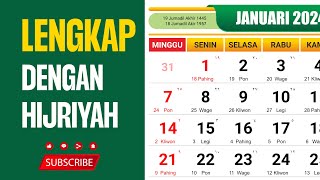 Kalender 2024 Lengkap Dengan Hijriyah