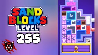 Sand Blocks Drop Puzzle Level 255 Game Walkthrough
