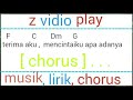 lirik lagu chord dan kunci guitar hello - di antara bintang