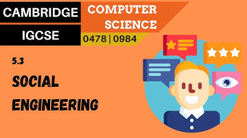 65. CAMBRIDGE IGCSE (0478-0984) 5.3 Cybersecurity threats - Social engineering