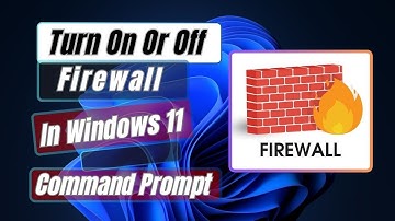 How To Turn On Or Off All Firewall Profiles In Windows 11 Command Prompt