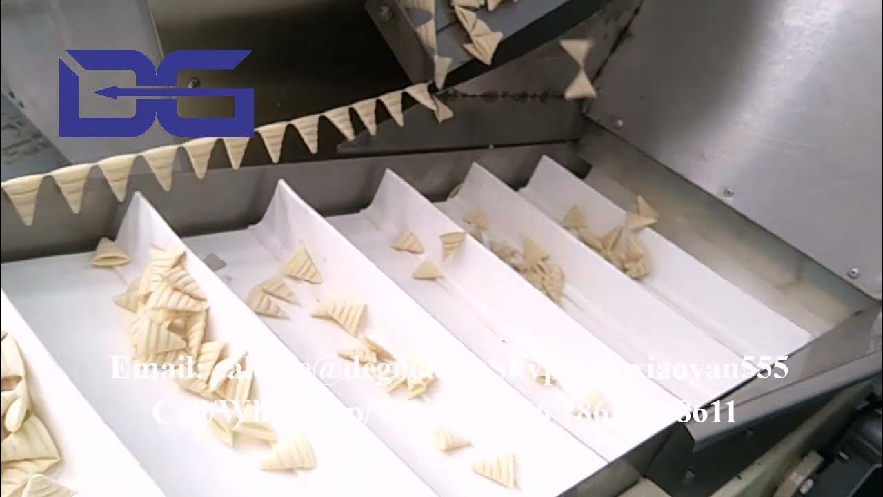 Bugles chips frying machine bugles snack cone making machine Bugles corn chips crunchy corn