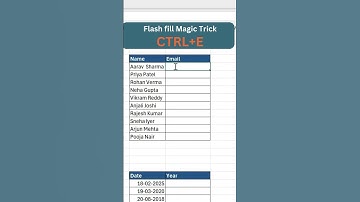 Create Emails Instantly with Excel Flash Fill! 📧🚀