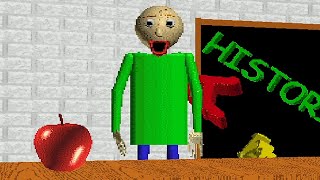 i did it... i finally beat baldi and got the 