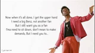 Lil Nas X - Panini (Lyrics / Lyric Video)