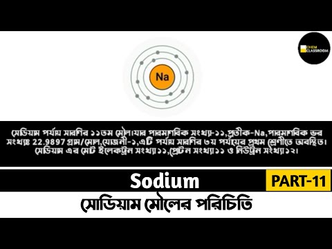 Sodium Element Of The Periodic Table | Sodium Atom Structure Model| সোডিয়াম মৌলের পরিচিতি |(Part-11)