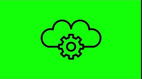 Animated Cloud Settings on Green Screen With Pop-up Sound