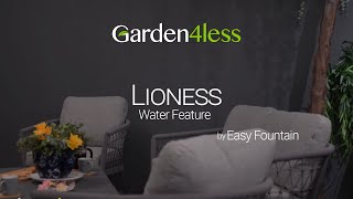 See our YouTube video for the Easy Fountain Lioness Fountain Garden Water Feature