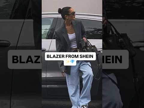 Blazer form shein 😍✨ #fashion #zaracasual #outfitideas #shorts #shortsvideo #blazer