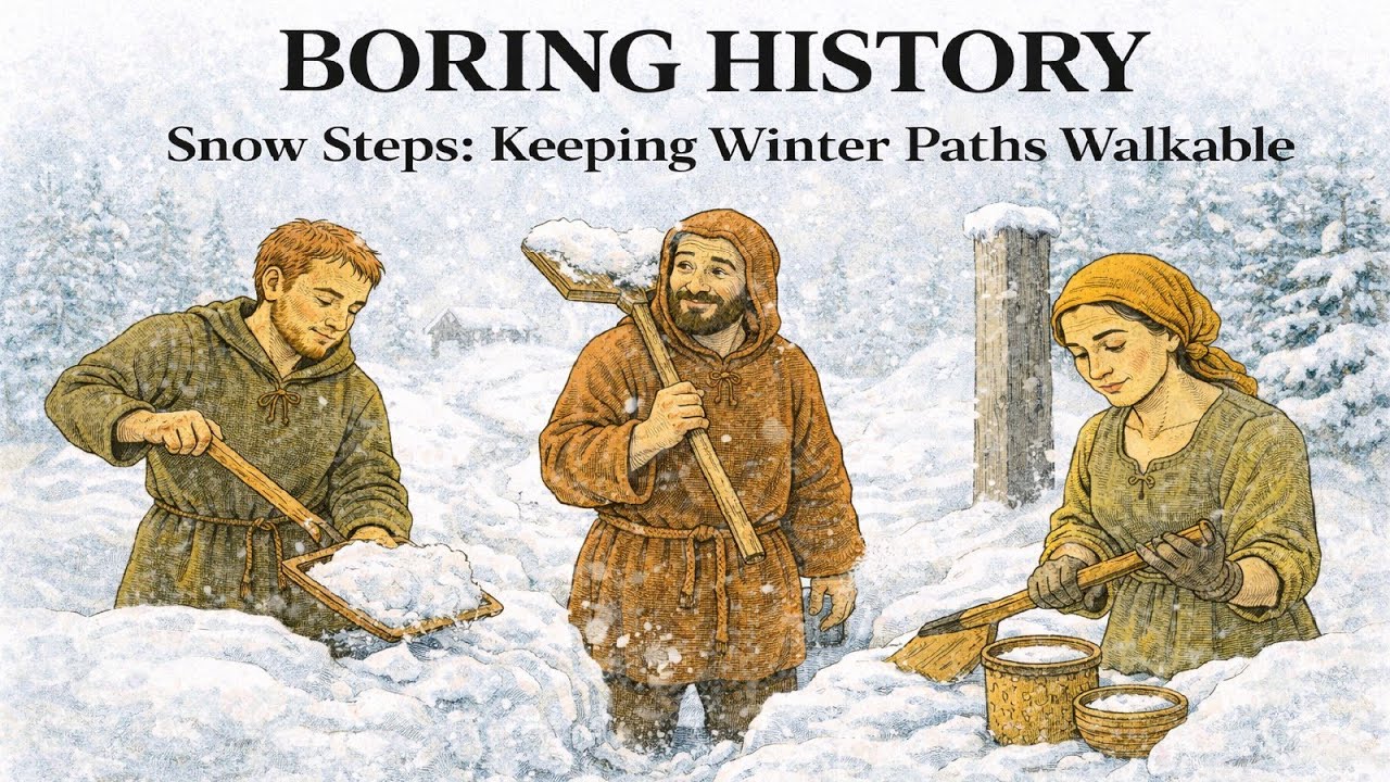 Boring History for Sleep | Snow Steps: Keeping Winter Paths Walkable