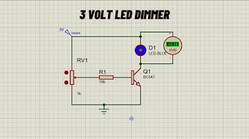 LED dimmer/ 3V dimmer / Proteus project