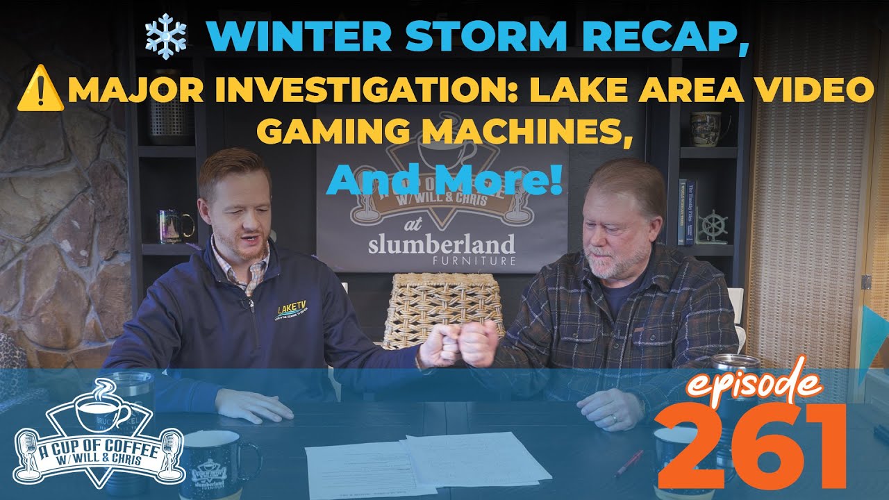 Gambling Machines Under Fire at the Lake? + Snow Chaos & Phylicia Carson Bridge