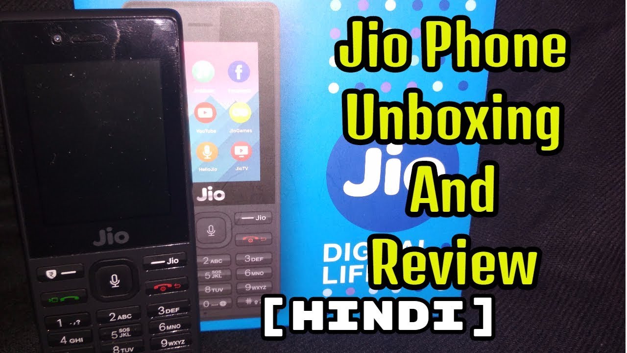 [Hindi]Jio Phone Unboxing And Small Review|| Blue Color Box sidtalk youtube