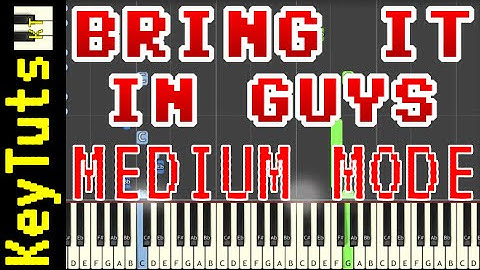 Learn to Play Bring It In, Guys from Undertale - Medium Mode