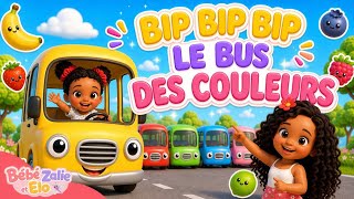 BIP BIP Le Bus des Couleurs 🚌 | Apprendre les Couleurs | Comptine Bébé Zalie et Elo