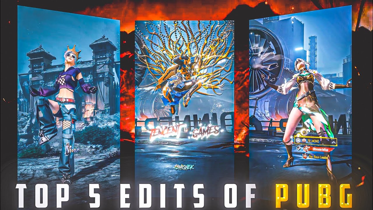 GOD LEVEL EDITS 🔥✨ OF PUBG