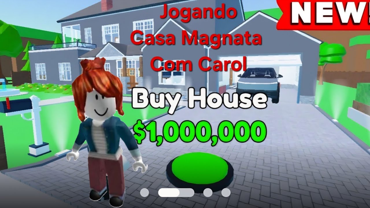 Jogando Casa Magnata no Roblox