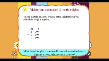 Explore Math Class 3, Unit 10, 04 Addition and subtraction of metric weights