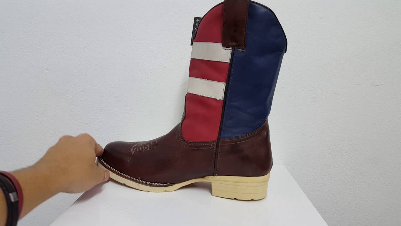 bota texana branca