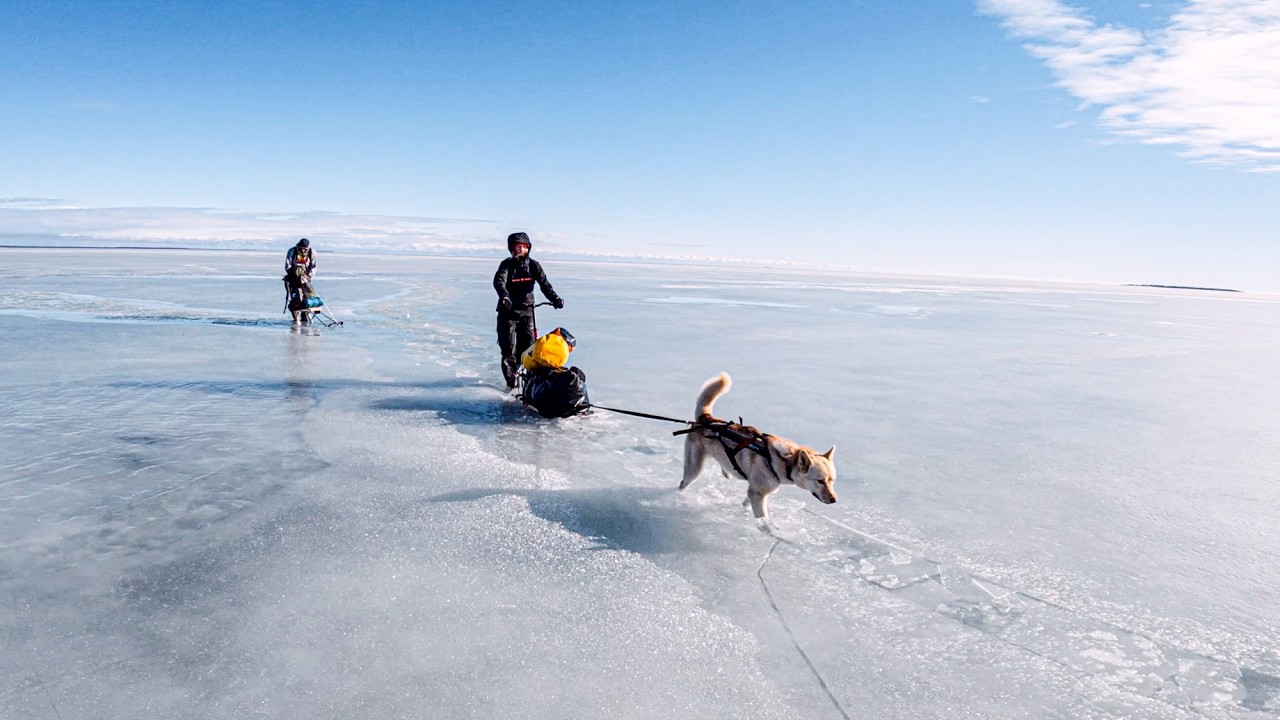 ⁣780 km and 34 Days on the Largest Frozen Sea in Europe