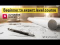 Autocad course  complete course for beginner to advanced level