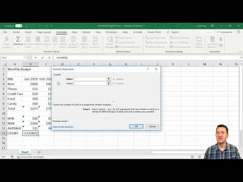 Microsoft Excel Course - Working with the COUNT Function | Part 24