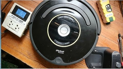 Dành cả buổi chiều với 2 con Robot hút bụi này!Robot không sạc được.