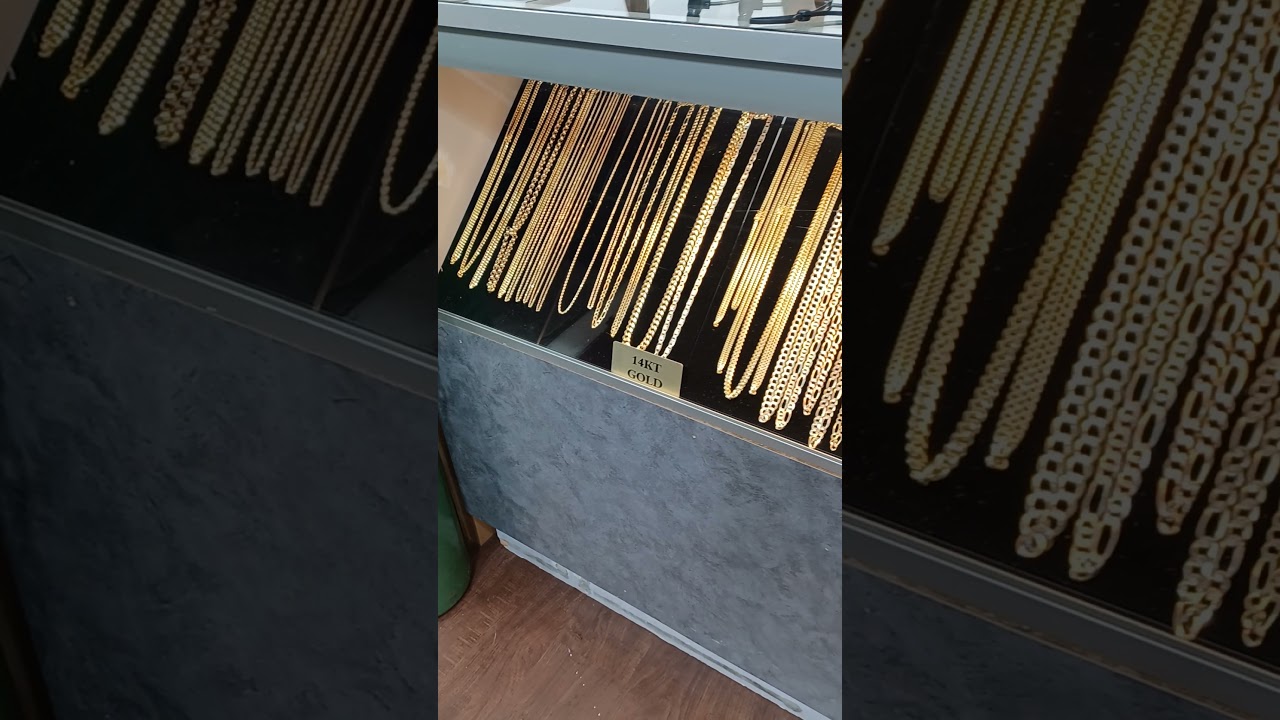 14k Solid Gold Necklace.  all Sizes Available.  299$ And Up.  