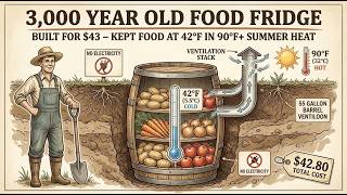 Root Cellars Kept Food Cold Without Electricity for 3,000 Years — I Built a Modern One for $43