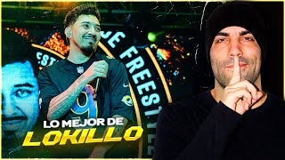 🇨🇴 LOKILLO Y SUS 15 MEJORES MINUTOS DENTRO DEL FREESTYLE 🎭🐣 Reacción