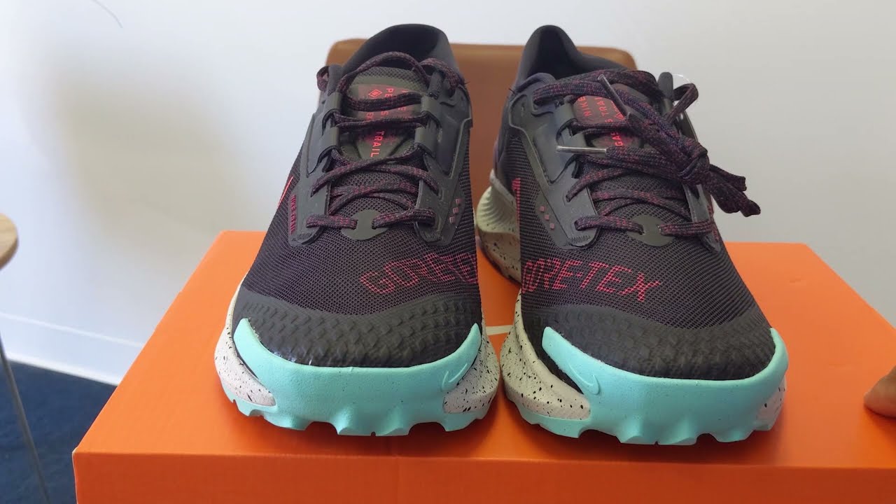 Nike Pegasus Trail 3 GTX Black/Bright Crimson DC8793-002 - YouTube