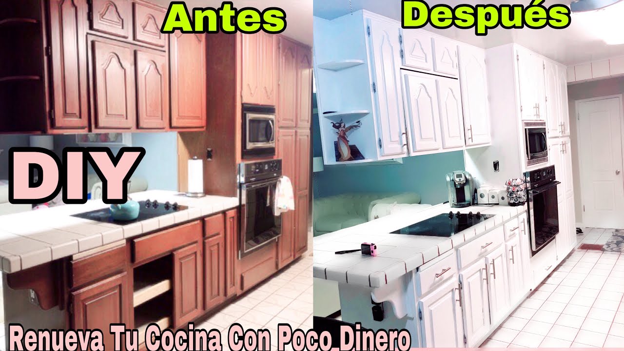 Cómo pintar muebles de cocina: el paso a paso en vídeos y consejos de  interioristas