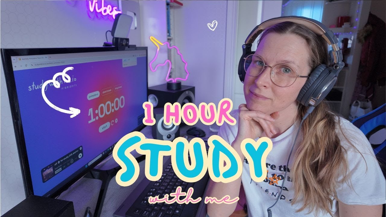 1 Hour of Productive Computer Work, Study With Me | Real Typing Sounds ...
