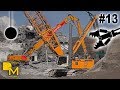 WRECKING BALL DEMOLITION #13 LIEBHERR HS 895 LIEBHERR R 960 LONGFRONT ABBRUCH BAUSTELLE