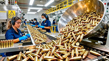 How AMMUNITION is MANUFACTURED 🔥 | INDUSTRIAL PROCESS 🏭