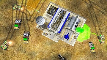 US Air Force Confronts the GLA’s High-Tech Commander | C&C Generals Zero Hour - Mission Map