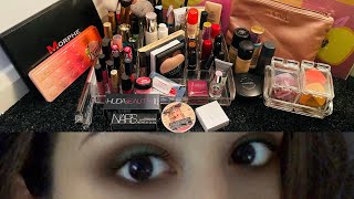 My Makeup Collection 2021,Drugstore And High End Makeup. Huma Vlogs Uk