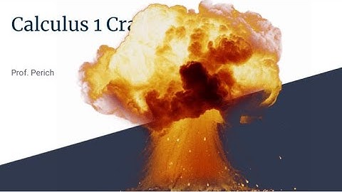 Calculus 1 Crash Course