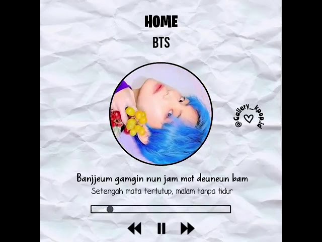 방탄소년단 (BTS) - HOME (Lyrics video) class=