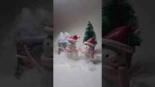 Snowman Making for Christmas ✨️✨️✨️ #shortvideo #youtubeshorts #christmas #snowman #craft
