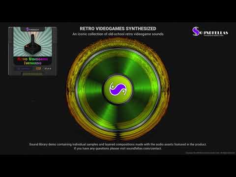 Retro Videogames Synthesized - Stock Library Demo