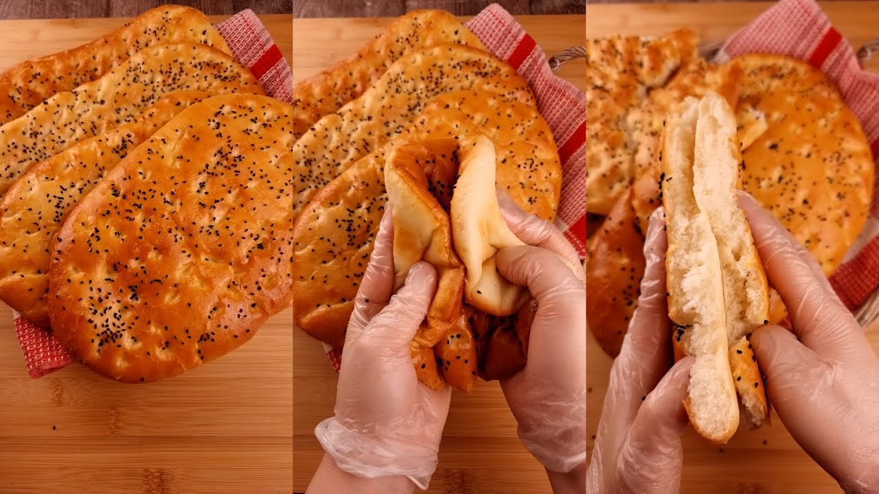 بدون عجن وتعب  وبدون بيض او زبده اعملي الخبز القطن التركي  والنتيجه خيال